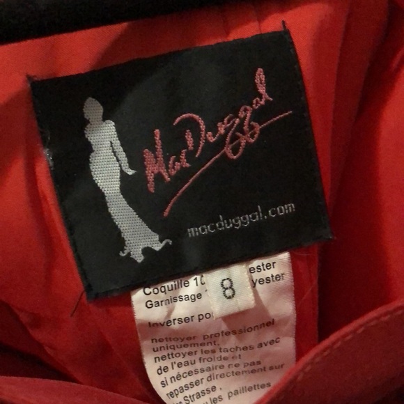 Red Mermaid Formal Evening Gown - Picture 9 of 9